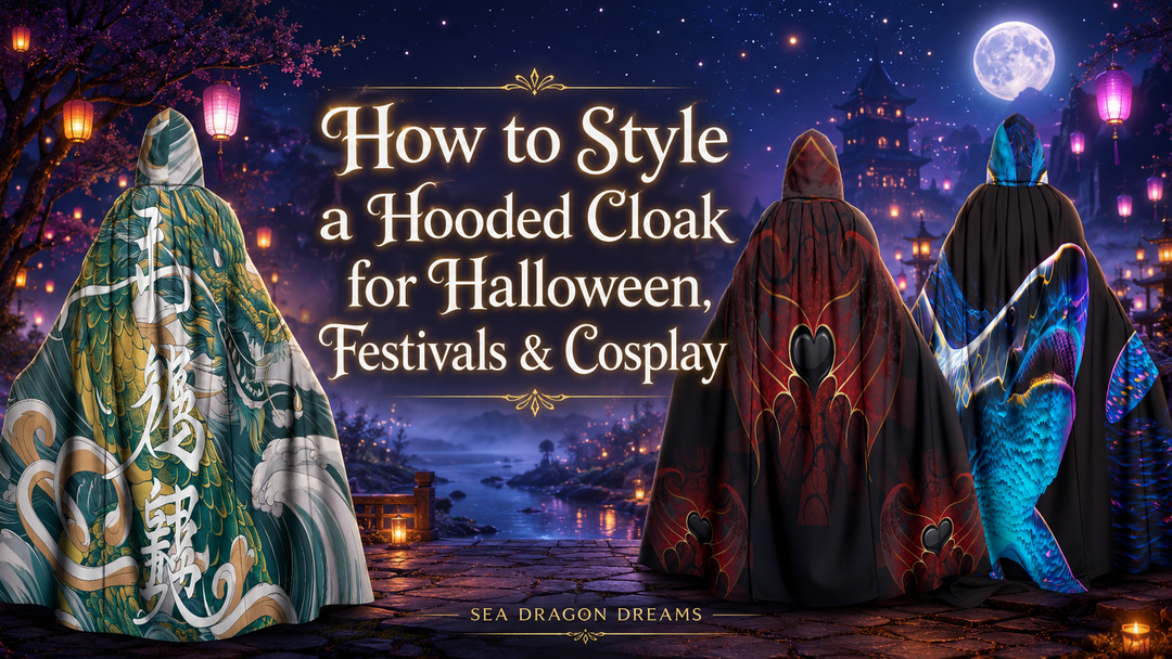 How to Style a Hooded Cloak for Halloween, Festivals, Cosplay