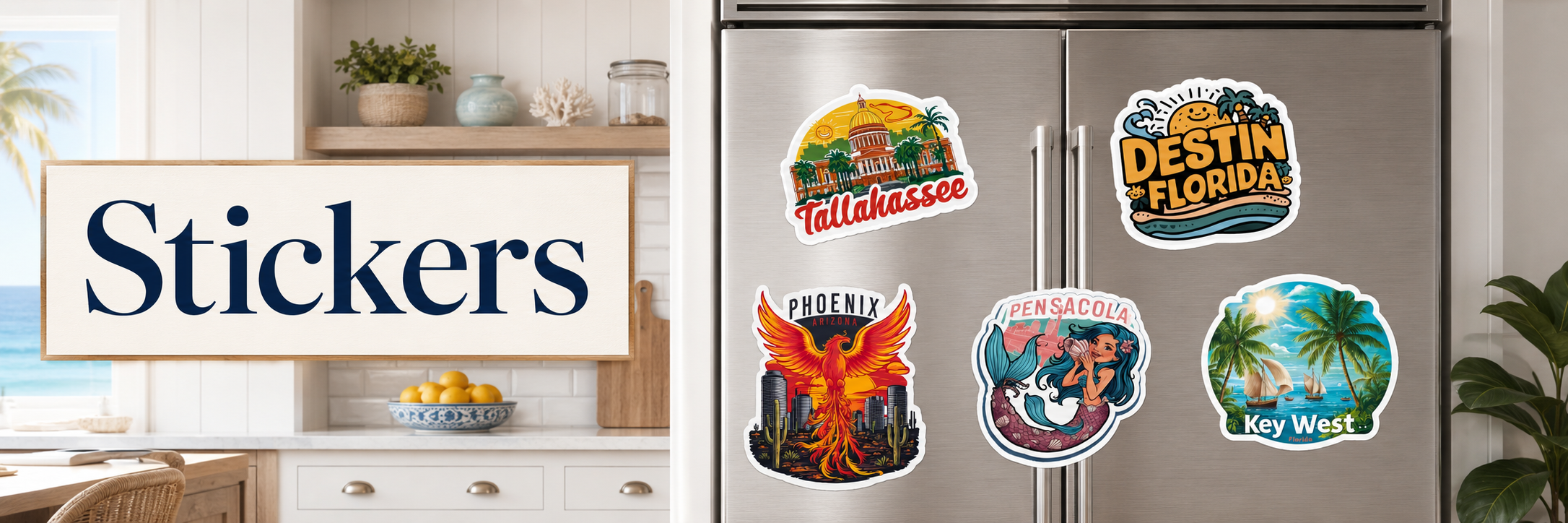 STICKERS - Cities, States, Mermaids, Teachers, School
