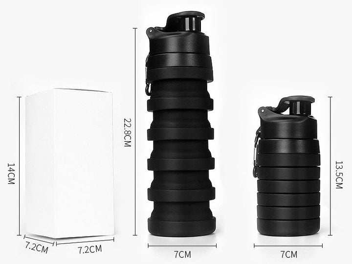 Collapsible Outdoor Water Bottle for Hiking and Travel