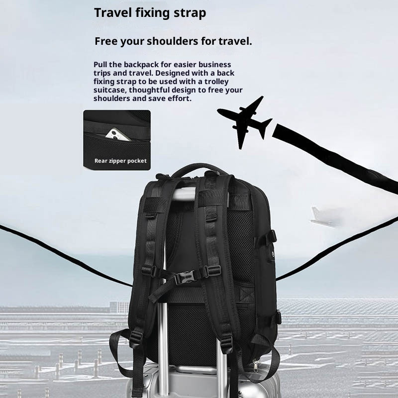 Vacuum-Compression Waterproof Travel Backpack