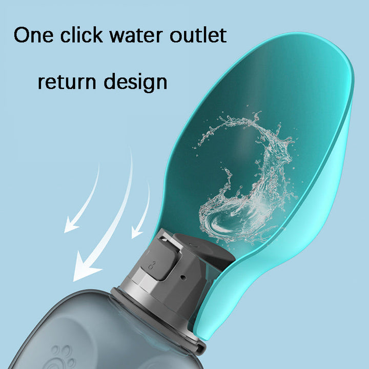 800ml Portable Dog Water Bottle | Leakproof Travel Water Dispenser