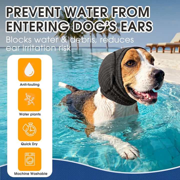 Dog Ear Cover | Noise Protection & Recovery Head Wrap