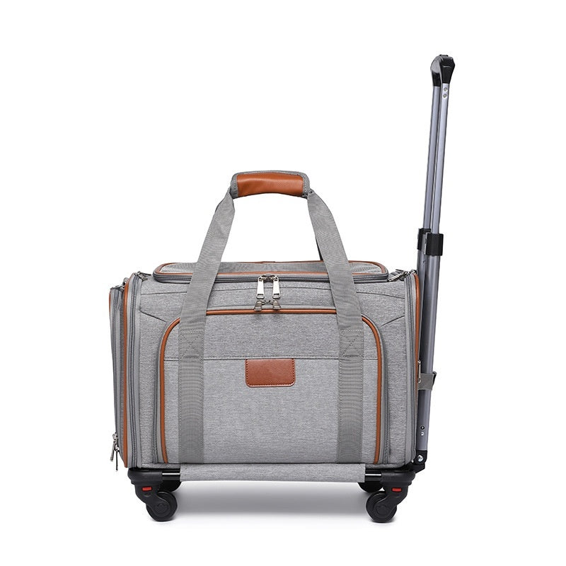 Portable Dog Travel Bag | Airline-Approved Pet Trolley Case