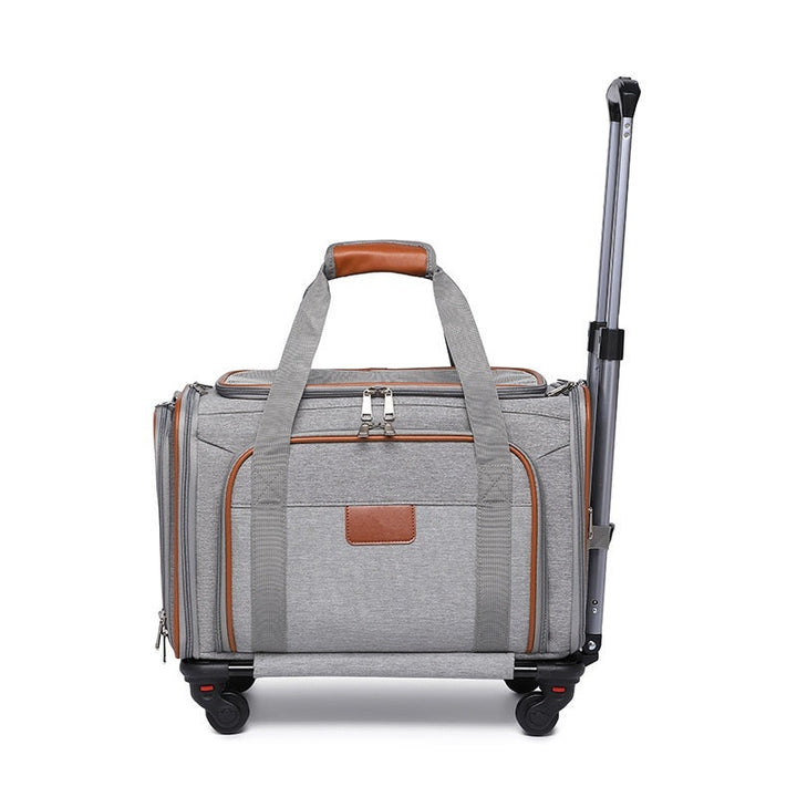 Portable Dog Travel Bag | Airline-Approved Pet Trolley Case
