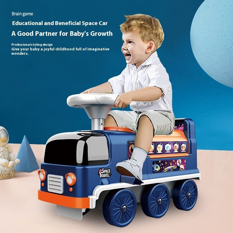 Kids’ Ride-On Adventure Vehicle – Fire Truck, Police Car or Space Bus