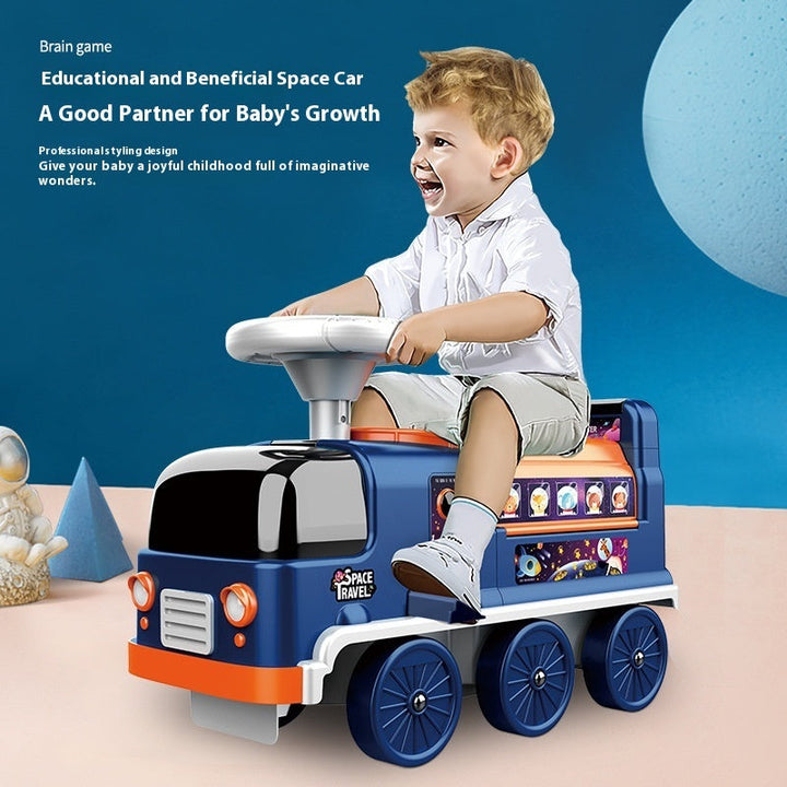 Kids’ Ride-On Adventure Vehicle – Fire Truck, Police Car or Space Bus