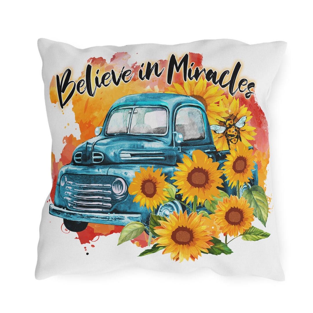 Outdoor Pillows - Believe in Miracles