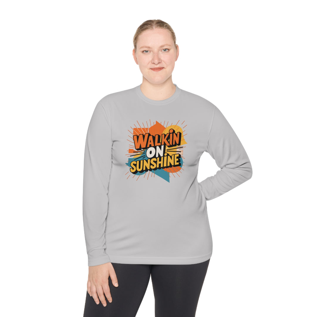 Unisex Lightweight Long Sleeve Tee - Walking On Sunshine