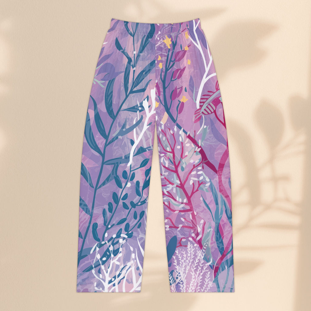 Women's Pajama Pants  - Purple Seaweed