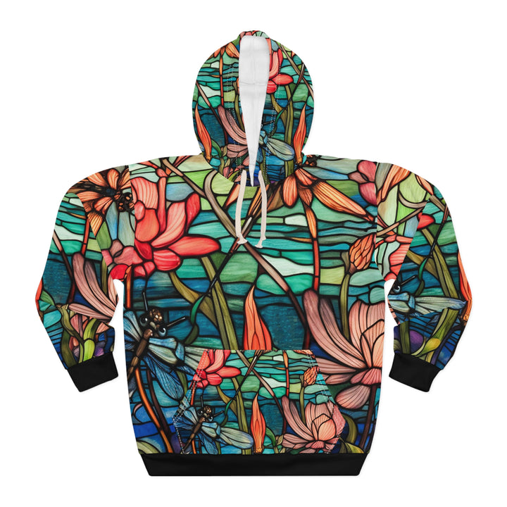 Unisex Pullover Hoodie = Dragonfly Glass