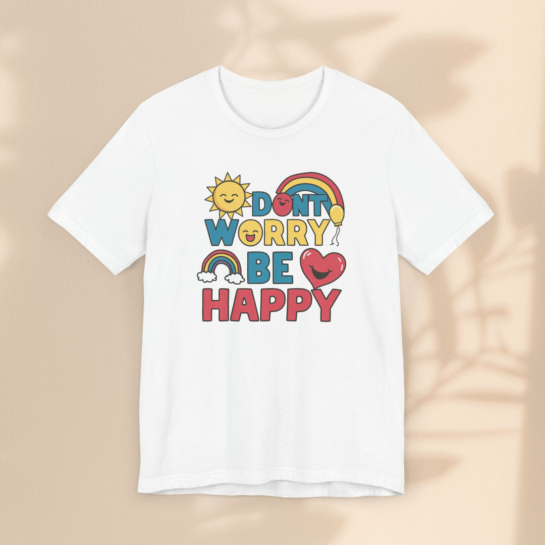 Unisex Jersey Short Sleeve Tee - Don't Worry Be Happy