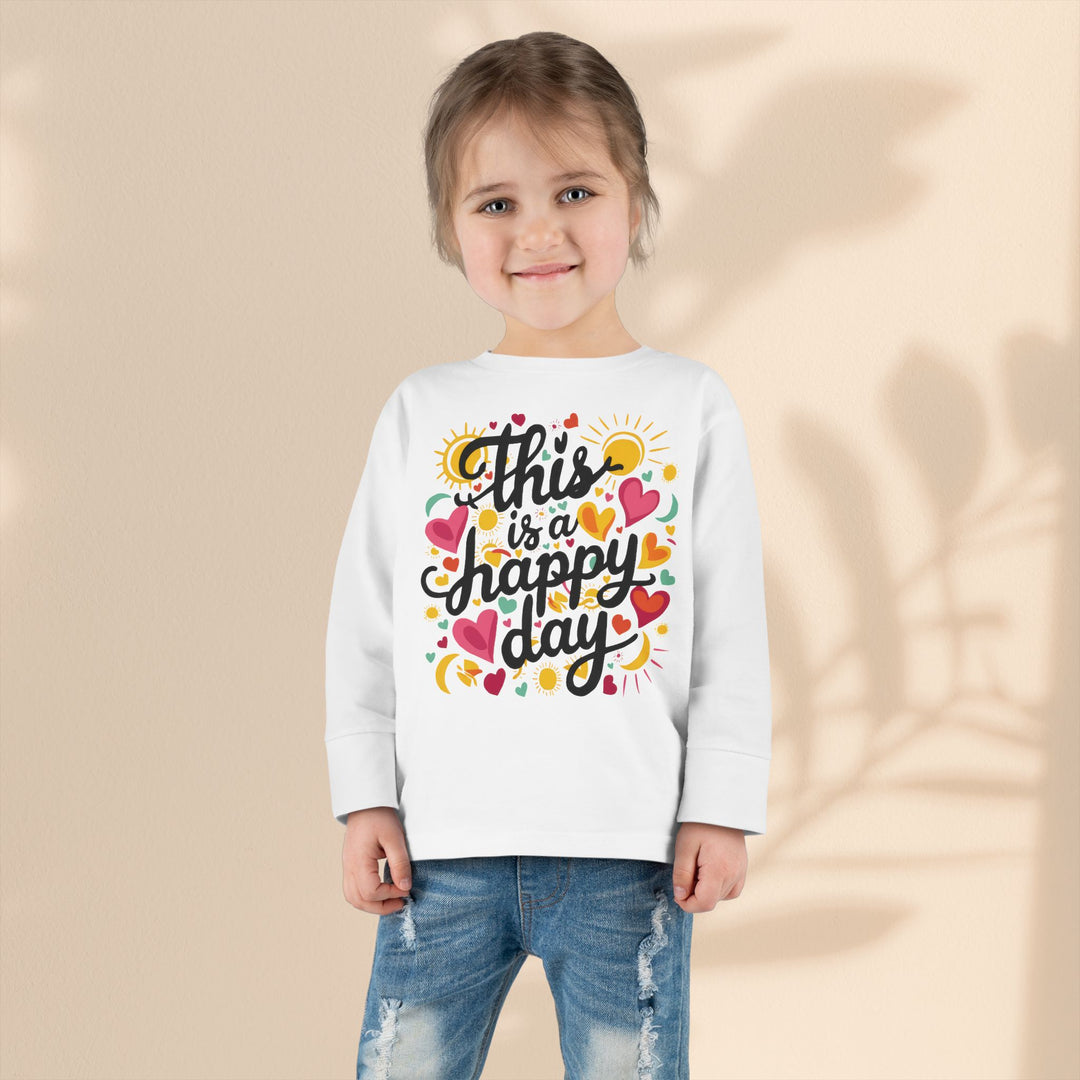 Toddler Long Sleeve Tee - This is a Happy Day