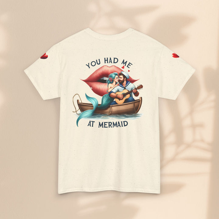 Unisex Heavy Cotton Tee - You Had Me At Mermaid