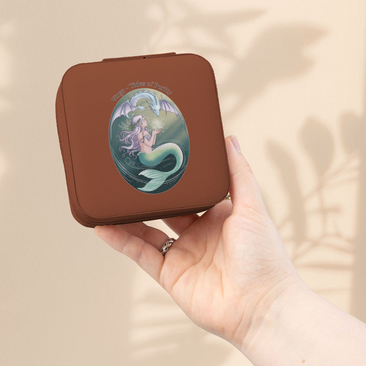 Virgo Jewelry Travel Case — Compact Zodiac Organizer