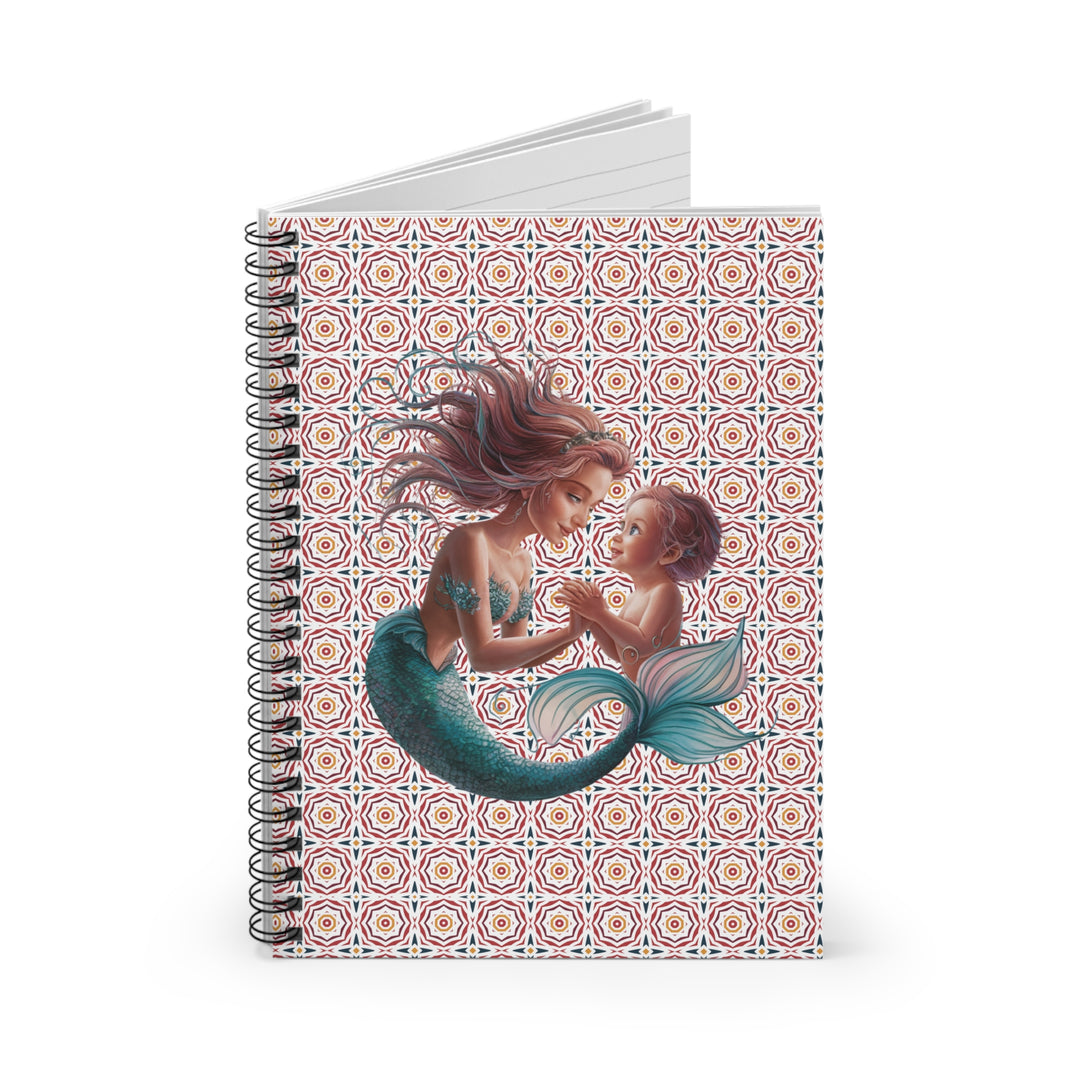 Spiral Notebook - Ruled Line - Mermaid Mama