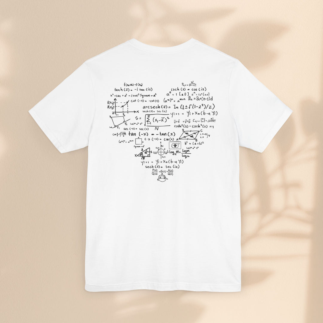 Unisex Jersey Short Sleeve Tee - Math Heart