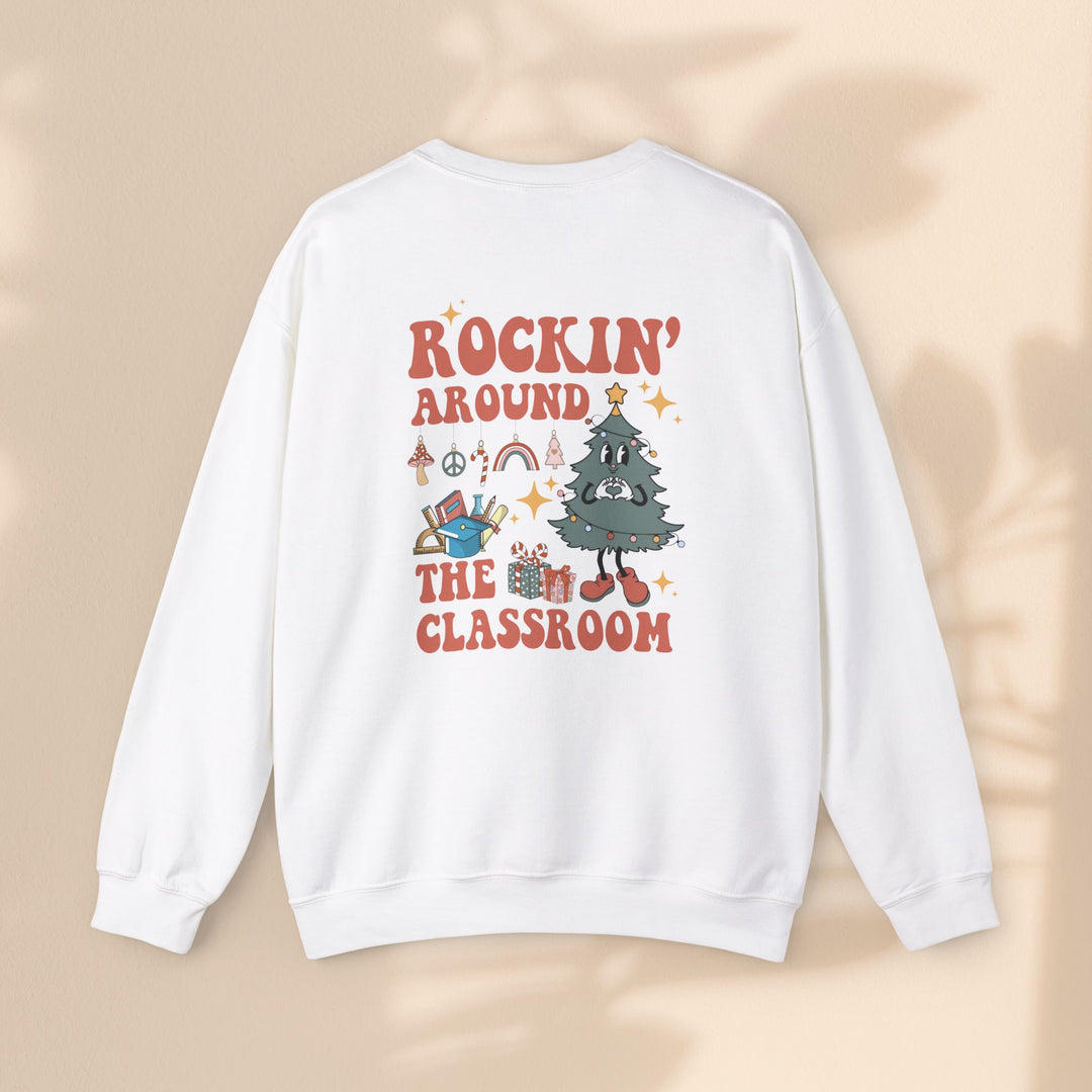 Unisex Heavy Blend™ Crewneck Sweatshirt - Rockin Around The Classroom