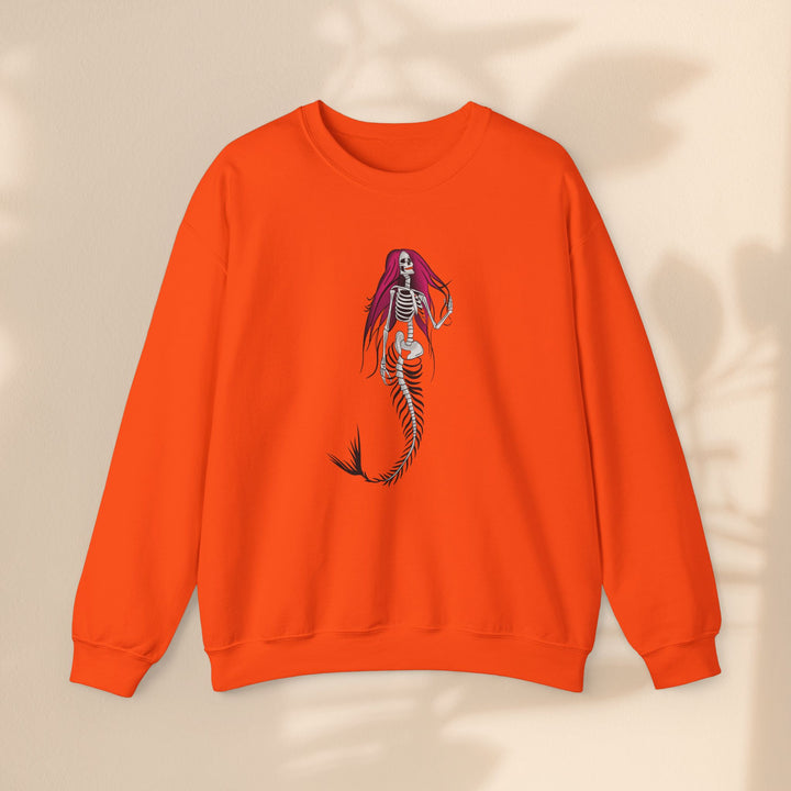 Unisex Heavy Blend™ Crewneck Sweatshirt - Halloween Mermaid Bones