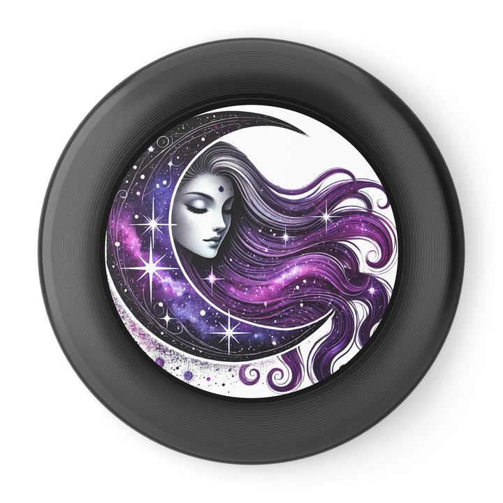 Moon Goddess Cosmic Art Frisbee – Dreamy Galaxy Flying Disc for Outdoor Fun & Gifts