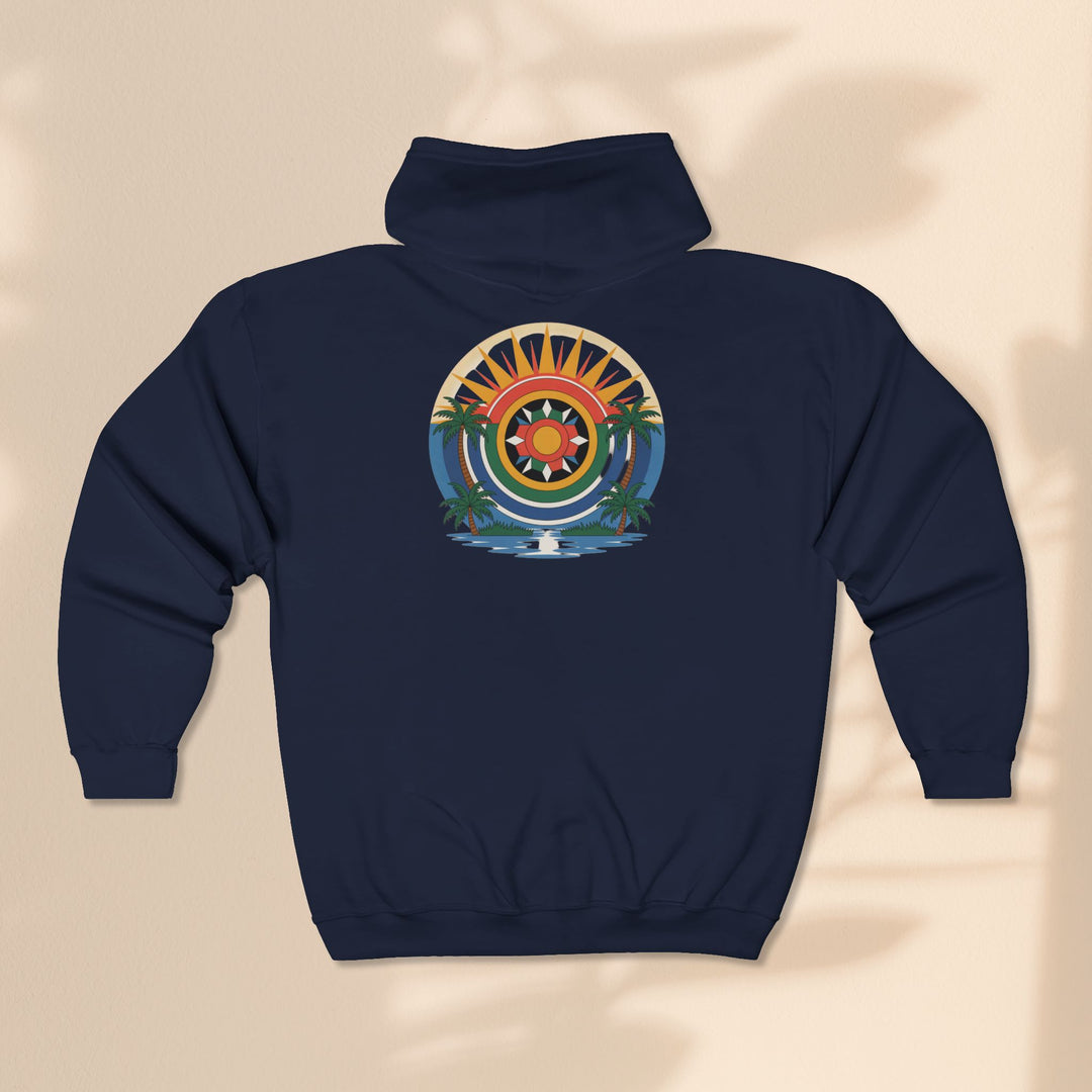 Seminole Design - Unisex Heavy Blend™ Full Zip Hooded Sweatshirt