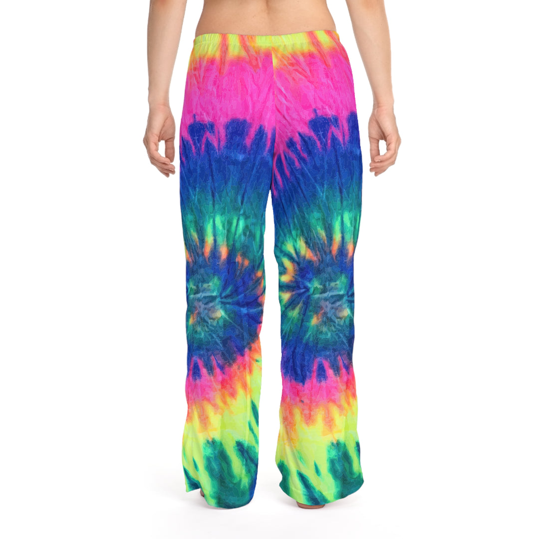 Women's Pajama Pants (AOP) Tie Dye Hippie