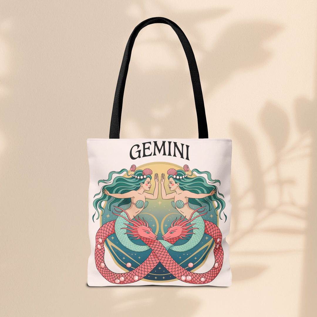 Gemini Zodiac Tote Bag, Astrological Bag, Personalized Gift, Astrology Lover, Horoscope Accessory, Birthday Present