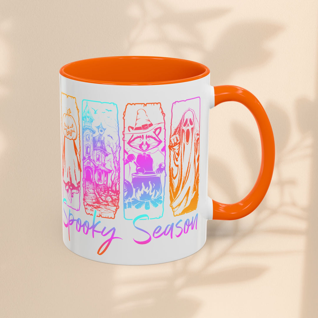 Spooky Season Accent Coffee Mug – Halloween Ceramic Cup (11oz, 15oz)