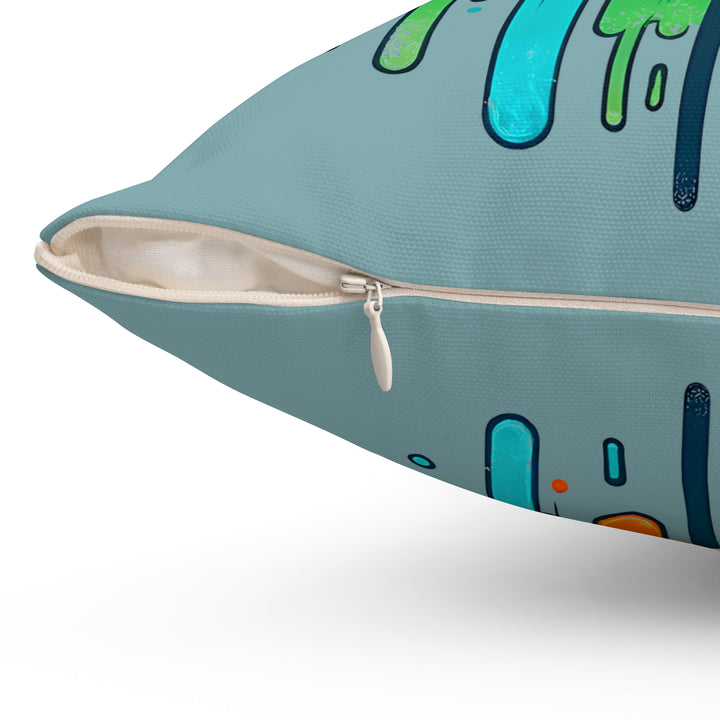 Colorful 'Mama' Spun Polyester Square Pillow - Perfect Gift for Mother's Day and Home Decor