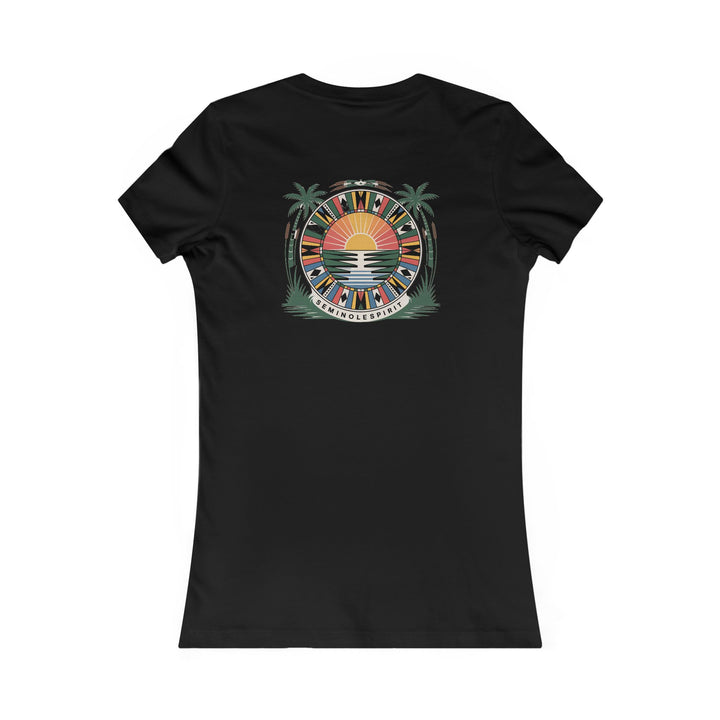 Seminole Sunset Vibes Women’s Tee – Summer Beachwear Casual Top & Vacation Style Gift