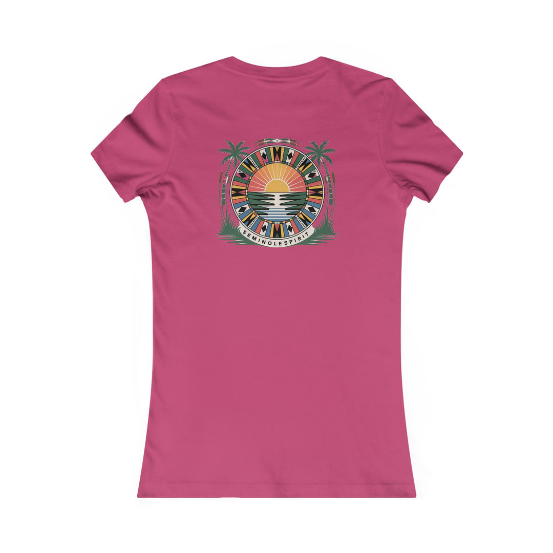 Seminole Sunset Vibes Women’s Tee – Summer Beachwear Casual Top & Vacation Style Gift