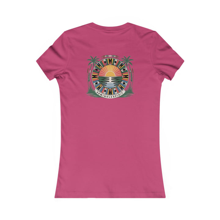 Seminole Sunset Vibes Women’s Tee – Summer Beachwear Casual Top & Vacation Style Gift