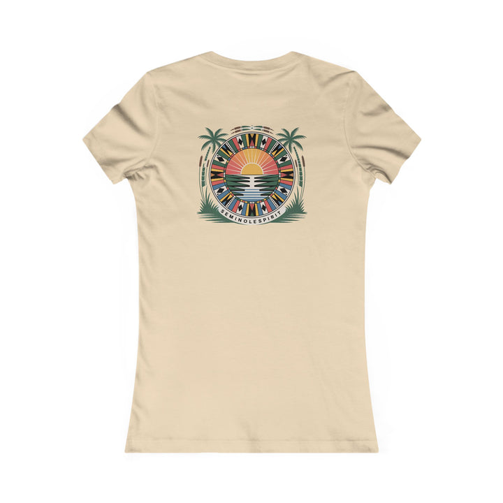 Seminole Sunset Vibes Women’s Tee – Summer Beachwear Casual Top & Vacation Style Gift