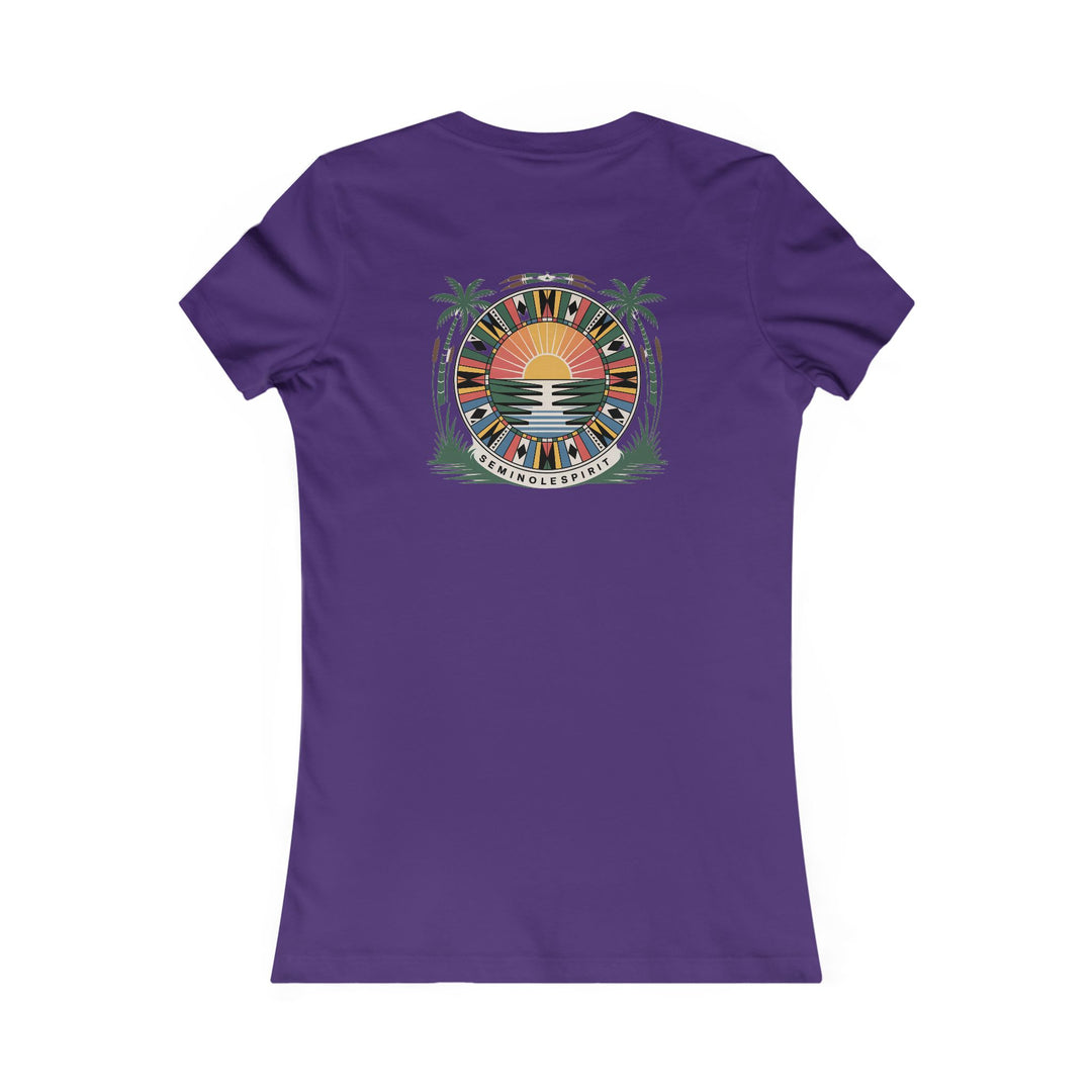 Seminole Sunset Vibes Women’s Tee – Summer Beachwear Casual Top & Vacation Style Gift