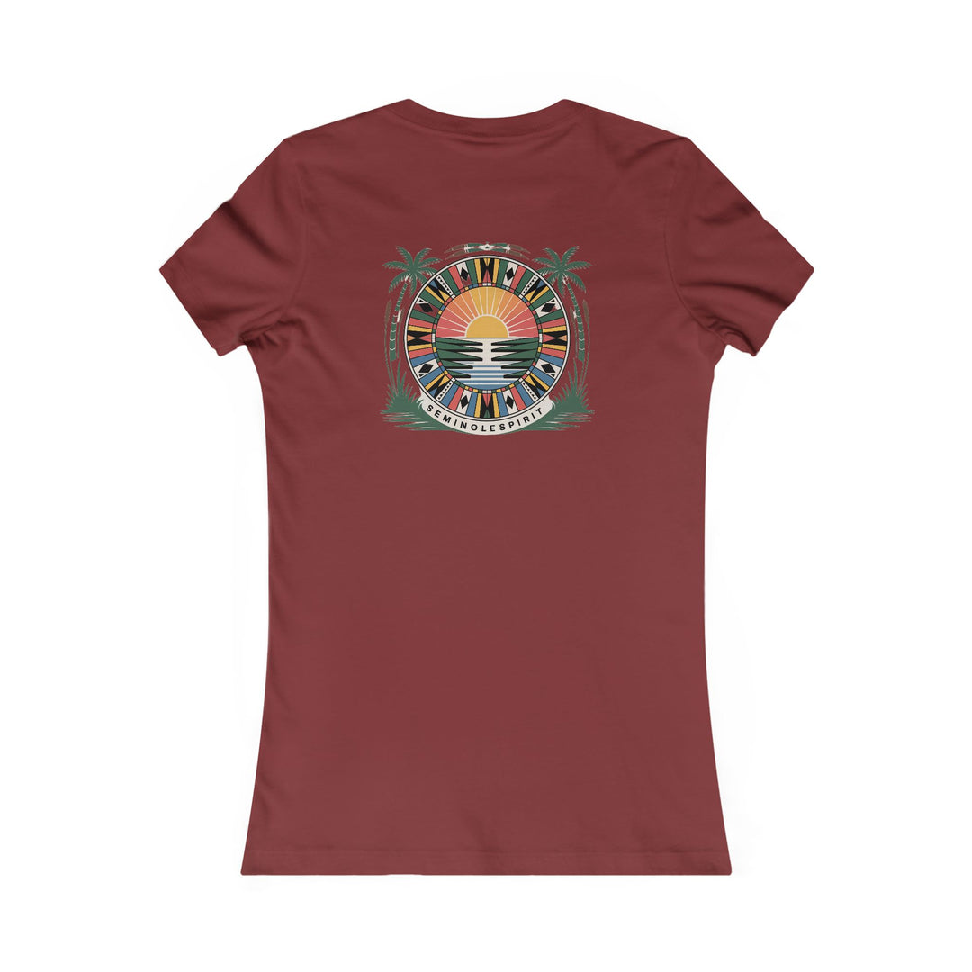 Seminole Sunset Vibes Women’s Tee – Summer Beachwear Casual Top & Vacation Style Gift