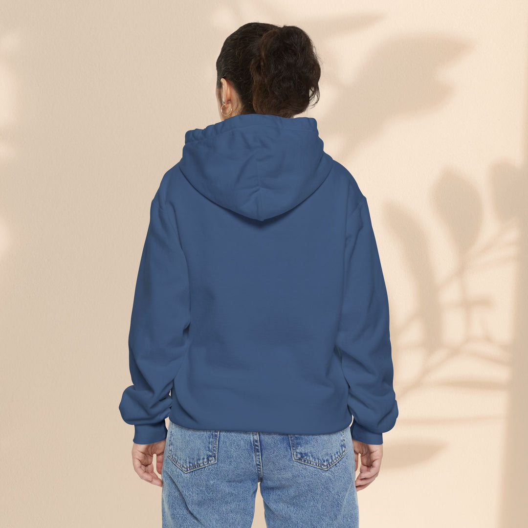 Unisex Garment-Dyed Hoodie - Mermaid and Terrier