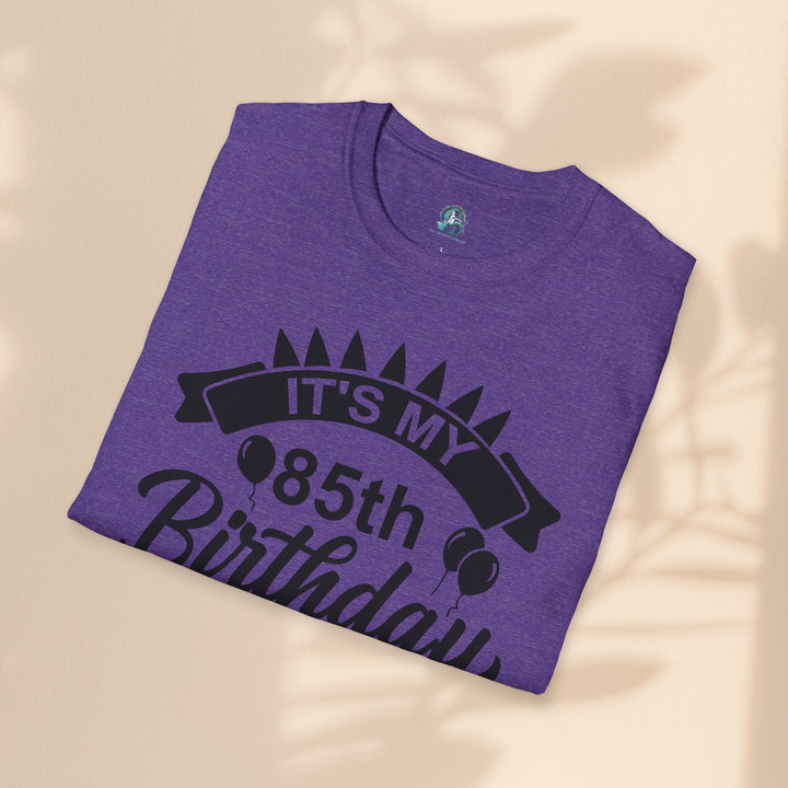 85th Birthday Celebration T-Shirt, Unisex Softstyle Tee for 85th Birthday, Milestone Birthday Gift, Birthday Party Outfit, Cute [...]
