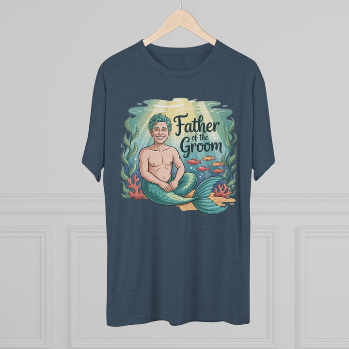 Father of the Groom Merman T-Shirt, Unique Wedding Gift, Fun Groomsmen Tee, Beach Theme Attire, Nautical Humor Shirt