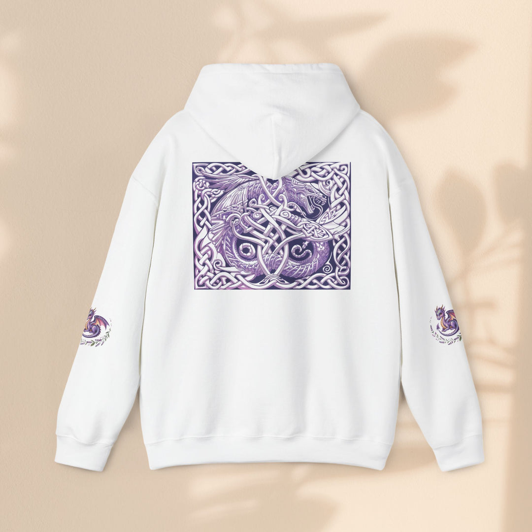 Celtic Dragon Hoodie, Gift for Fantasy Lovers