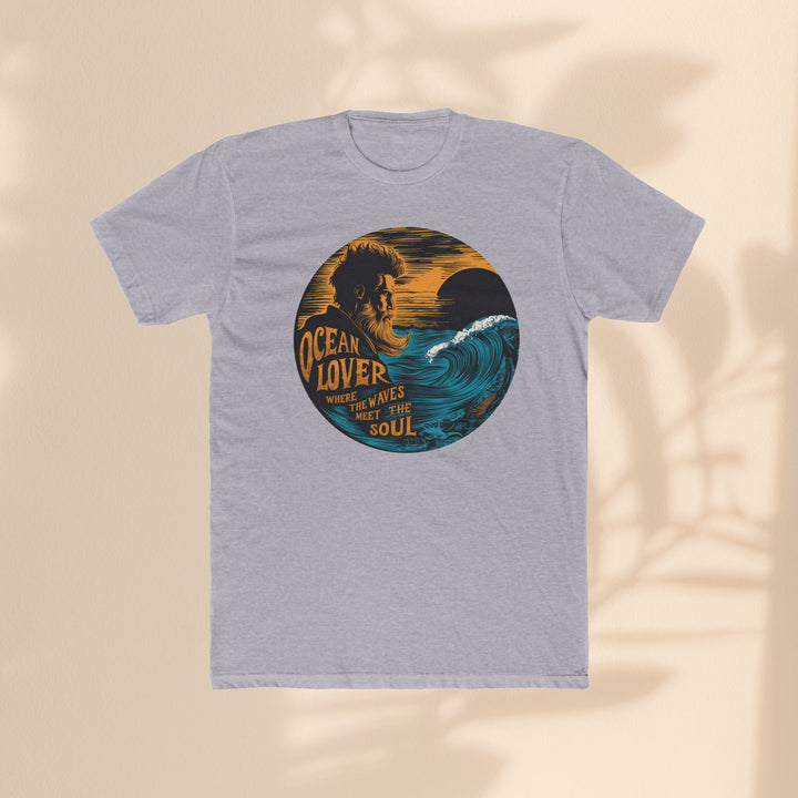 Unisex Cotton Crew Tee - Ocean Lover Soul