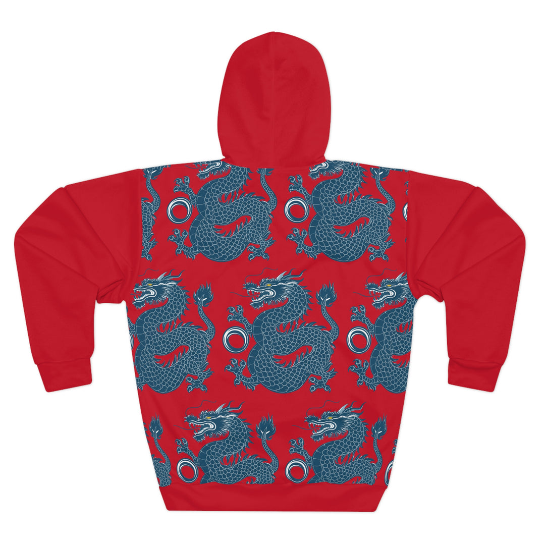 Unisex Pullover Hoodie - Azure Dragon