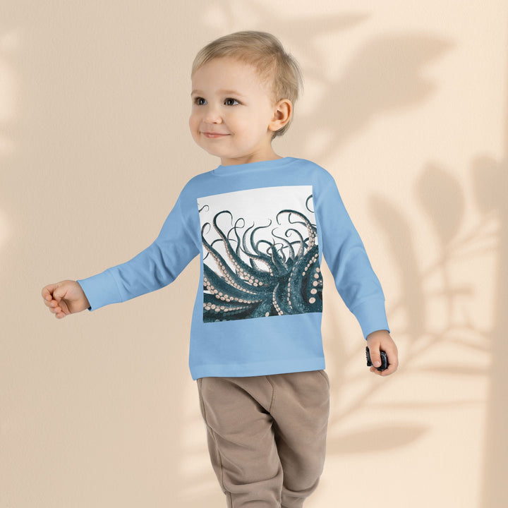 Toddler Long Sleeve Tee - Octopus