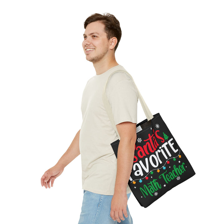 Tote Bag  - Santa's Favorite Math Teacher