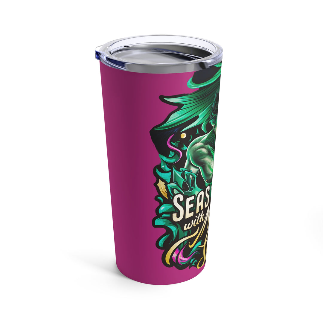 Tumbler 20oz - Seas the Day with the Merman Spirit