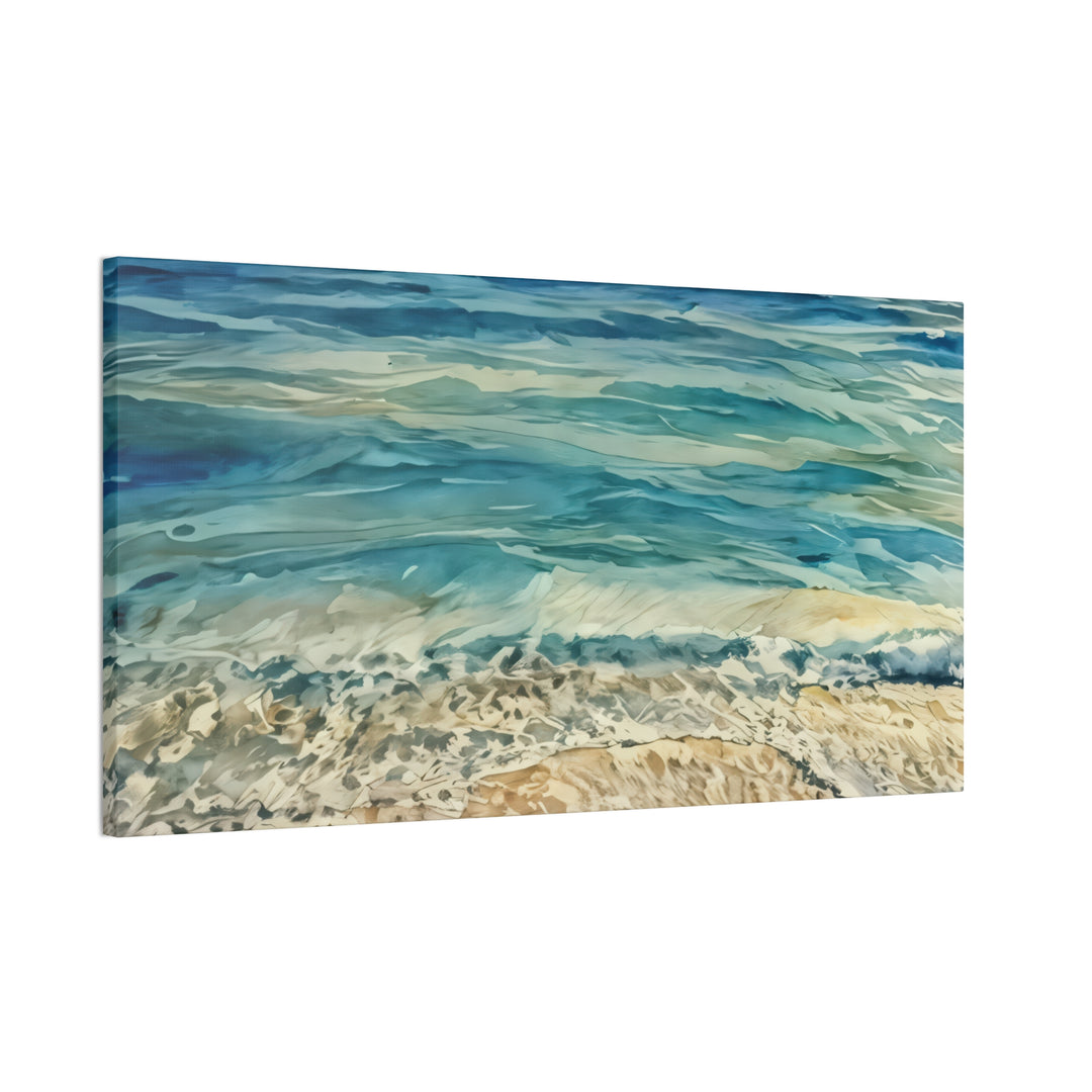 Stretched Beach Art Canvas Print