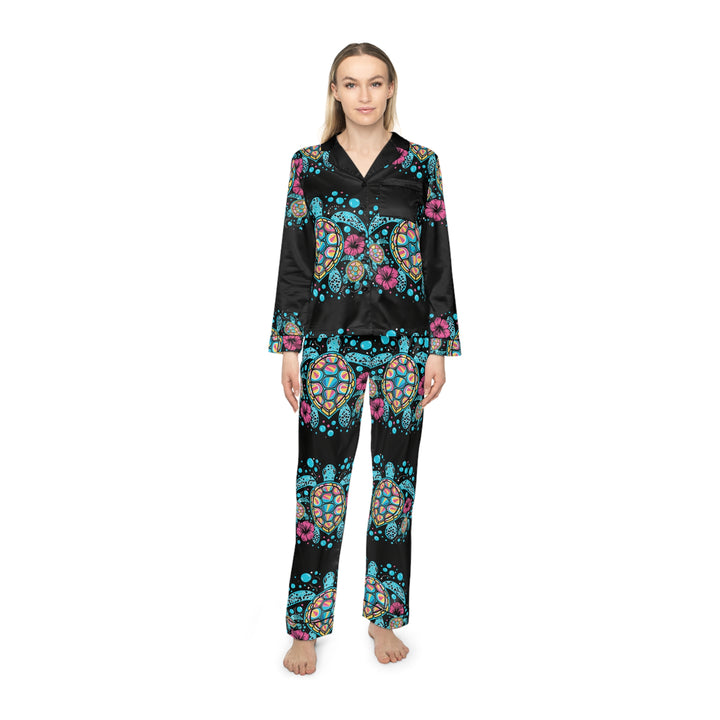 Sea Turtle Dreams Women's Satin Pajamas