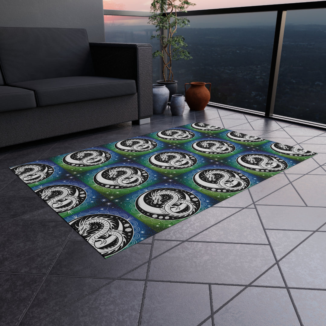 Bohemian Dragon Outdoor Rug