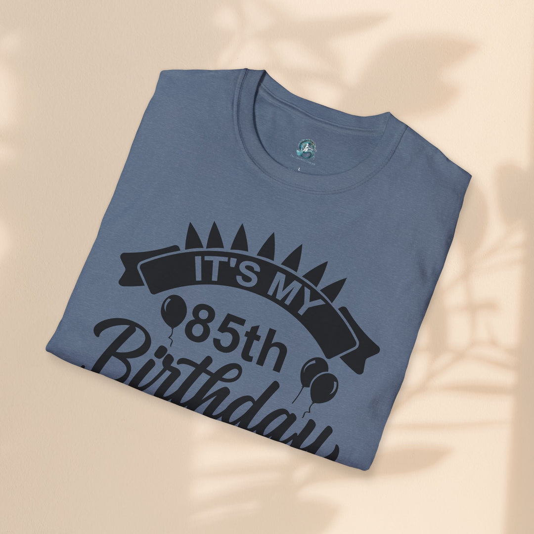 85th Birthday Celebration T-Shirt, Unisex Softstyle Tee for 85th Birthday, Milestone Birthday Gift, Birthday Party Outfit, Cute [...]