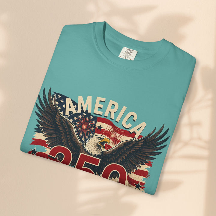 America 250 Eagle Patriotic T-Shirt — Independence Celebration Tee