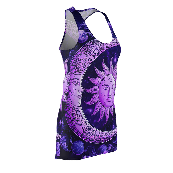 Women's Cut & Sew Racerback Dress (AOP) - Purple Moon