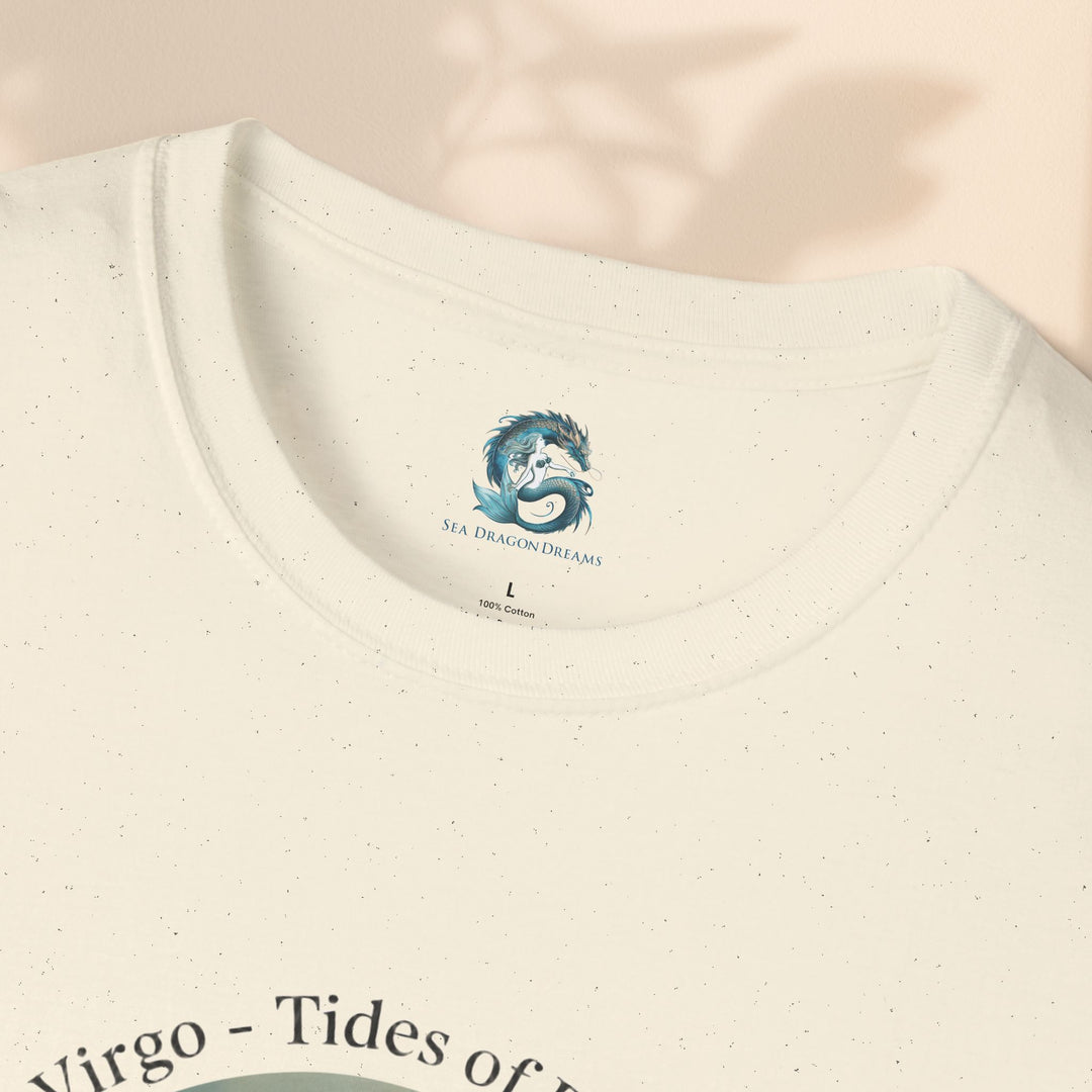 Mermaid Virgo T-Shirt, Ocean Art Tee, Summer Fashion, Gift for Beach Lovers, Sea Creature Apparel